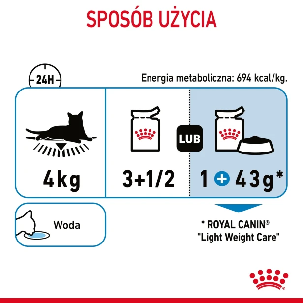 ROYAL CANIN LIGHT WEIGHT CARE W SOSIE 12X85G