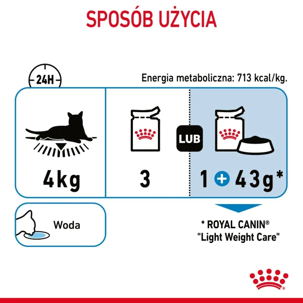 ROYAL CANIN LIGHT WEIGHT CARE W GALARETCE 12X85G
