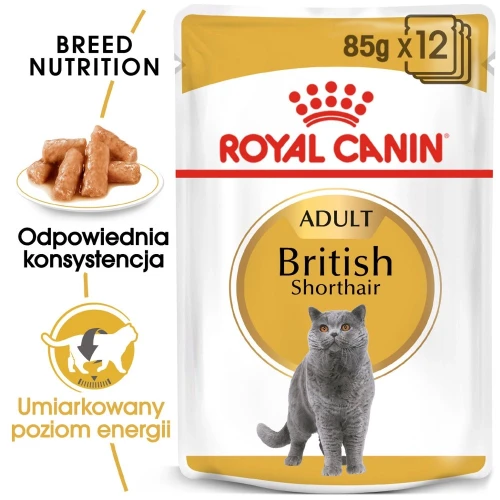 ROYAL CANIN BRITISH SHORTHAIR ADULT 12X85G