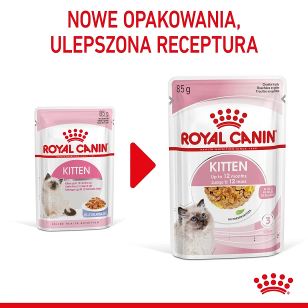 ROYAL CANIN KITTEN INSTINCTIVE W GALARETCE 12X85G