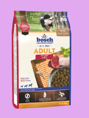 BOSCH ADULT LAMB &amp; RICE 3KG