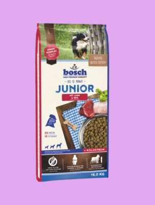 BOSCH JUNIOR LAMB &amp; RICE 15KG