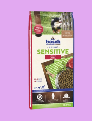 BOSCH SENSITIVE LAMB &amp; RICE 15KG